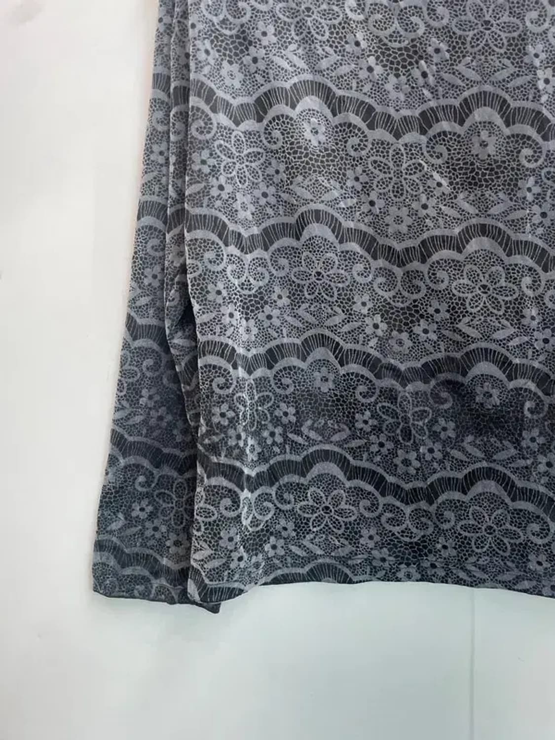 M-L 빈틴지 JAN  그레이 터틀넥 플리스 스웨트셔츠 상품이미지7