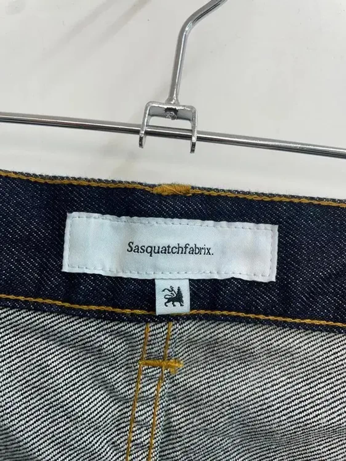 미디움 사스콰치패브릭스 랩 데님 팬츠 인디고 네이비 상품이미지5