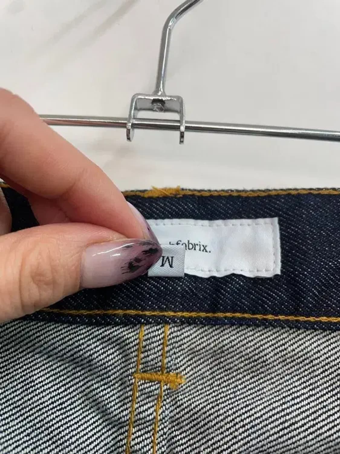 미디움 사스콰치패브릭스 랩 데님 팬츠 인디고 네이비 상품이미지6