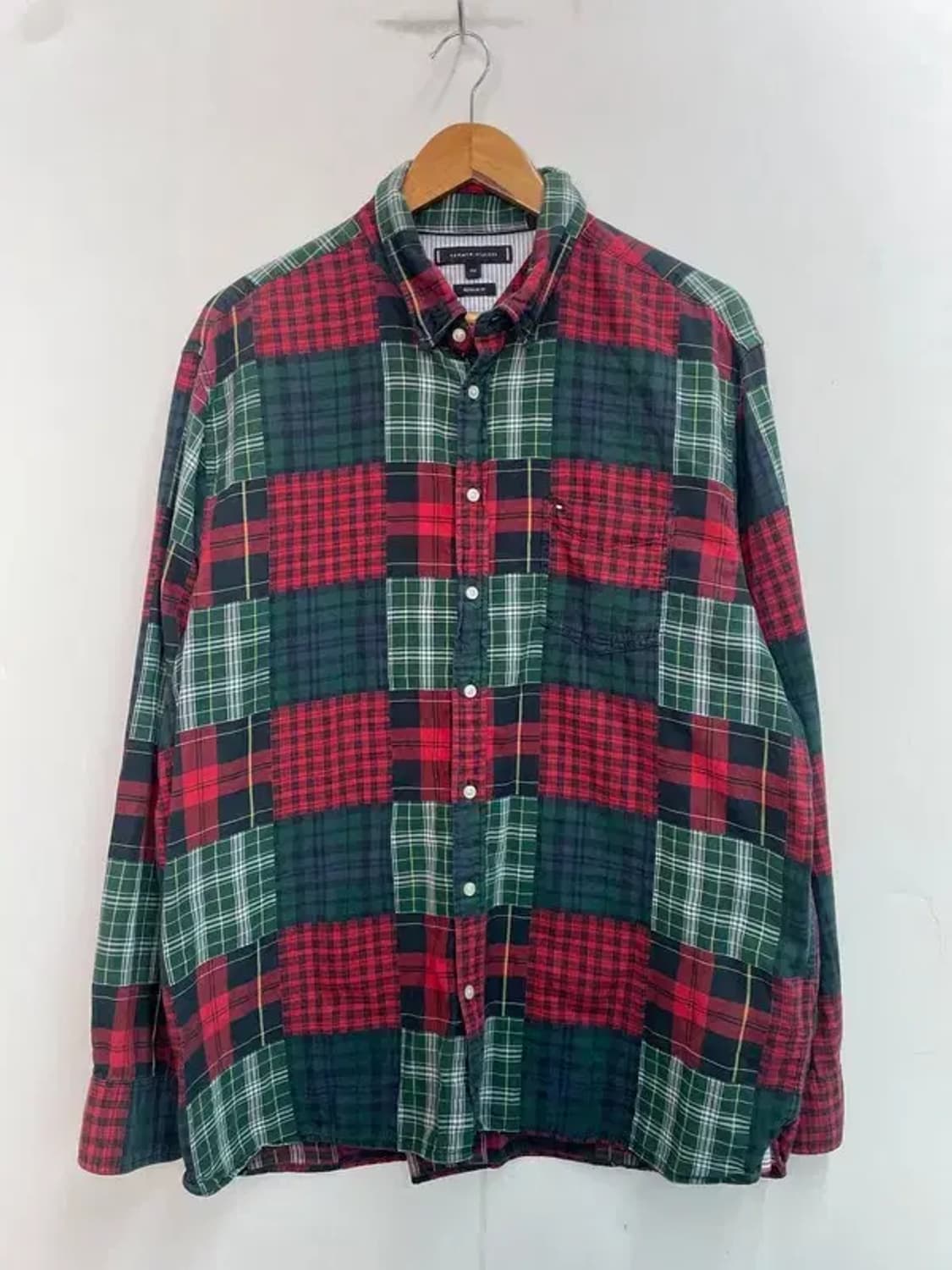 XXL 타미힐피거 빅사이즈 오버핏 체크 셔츠 상품이미지2