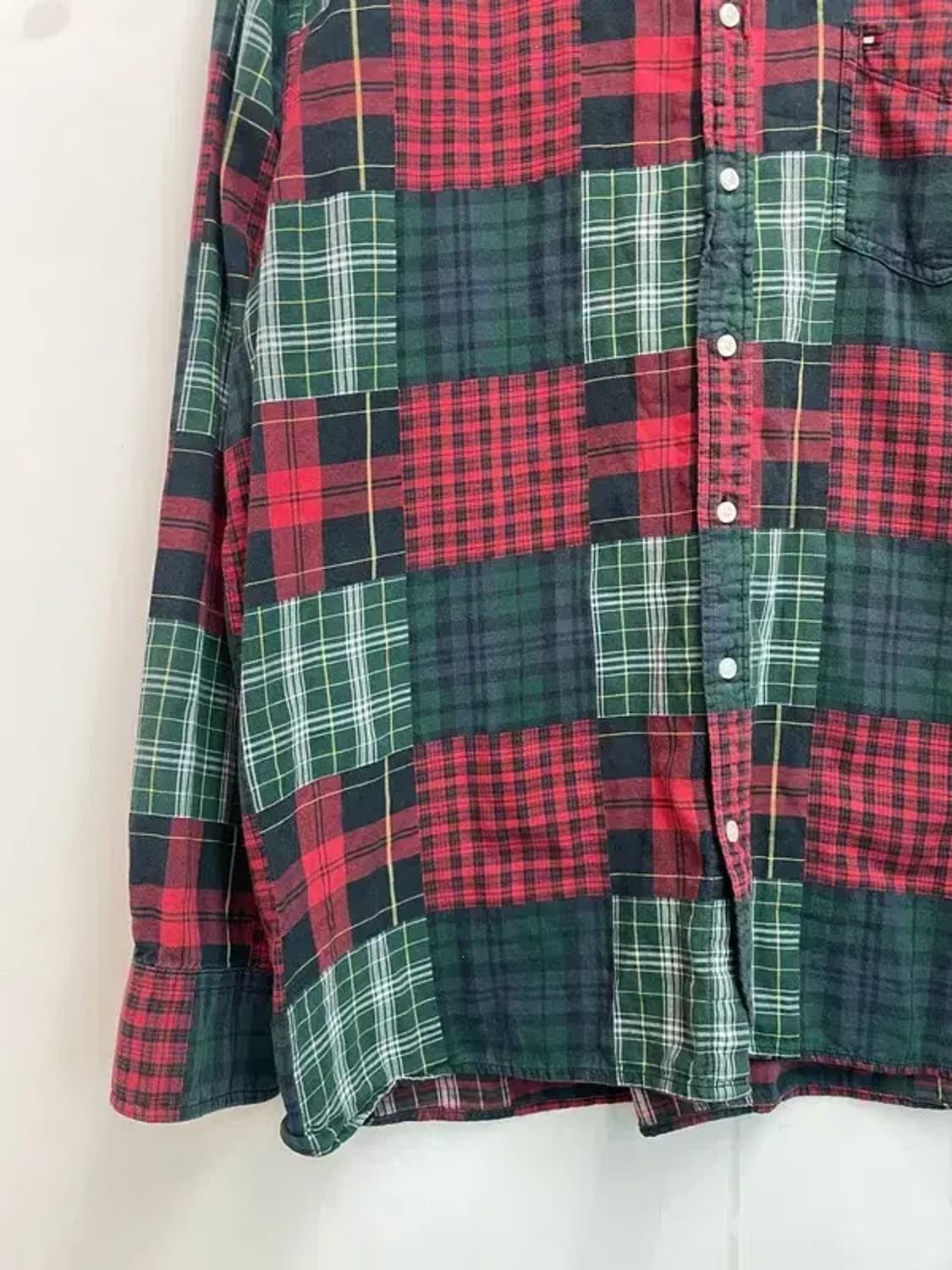 XXL 타미힐피거 빅사이즈 오버핏 체크 셔츠 상품이미지3