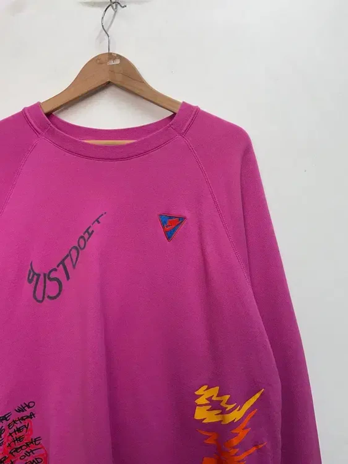 나이키 nsw 오버핏 스웻셔츠 핑크 상품이미지4