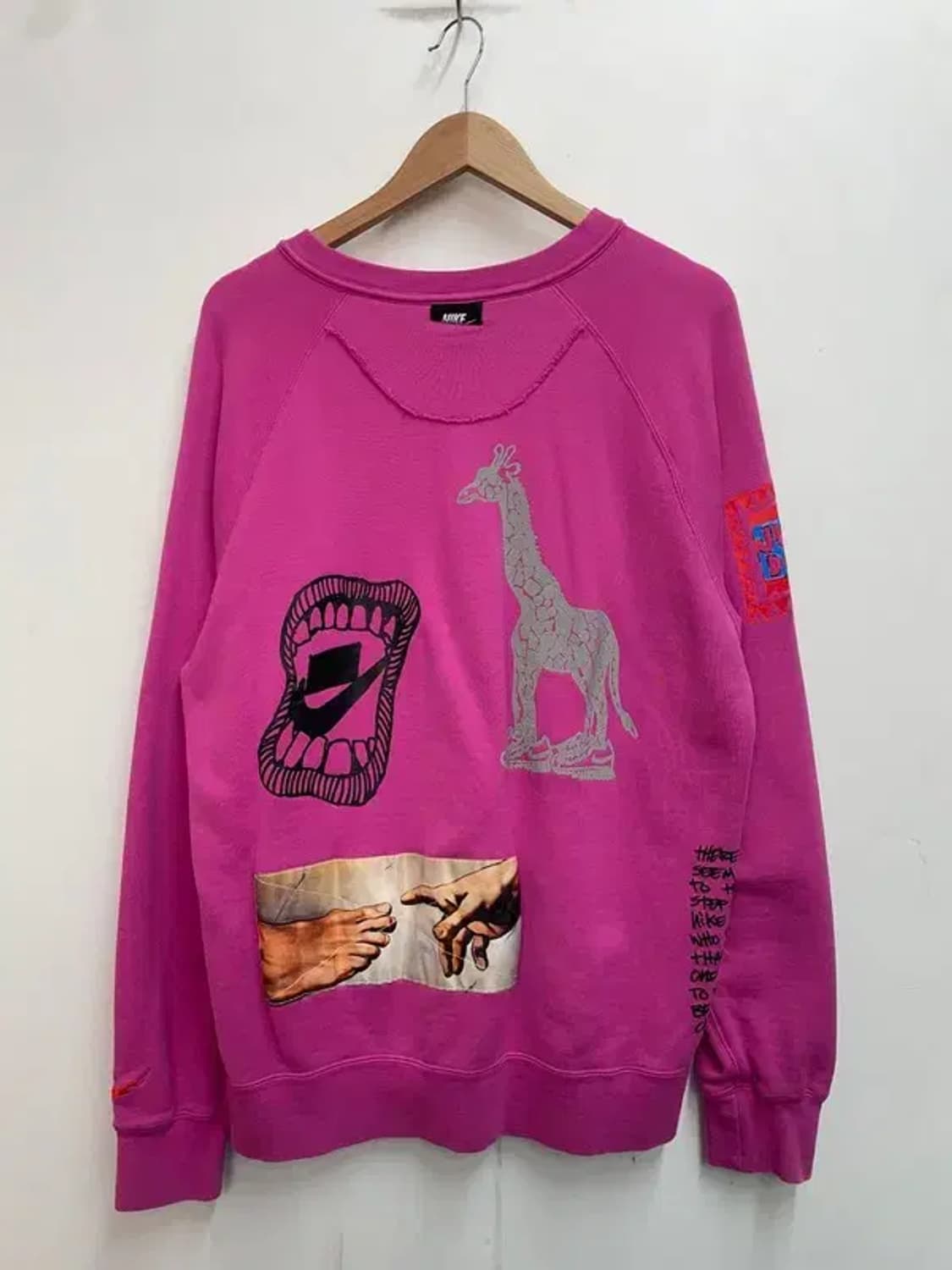 나이키 nsw 오버핏 스웻셔츠 핑크 상품이미지7