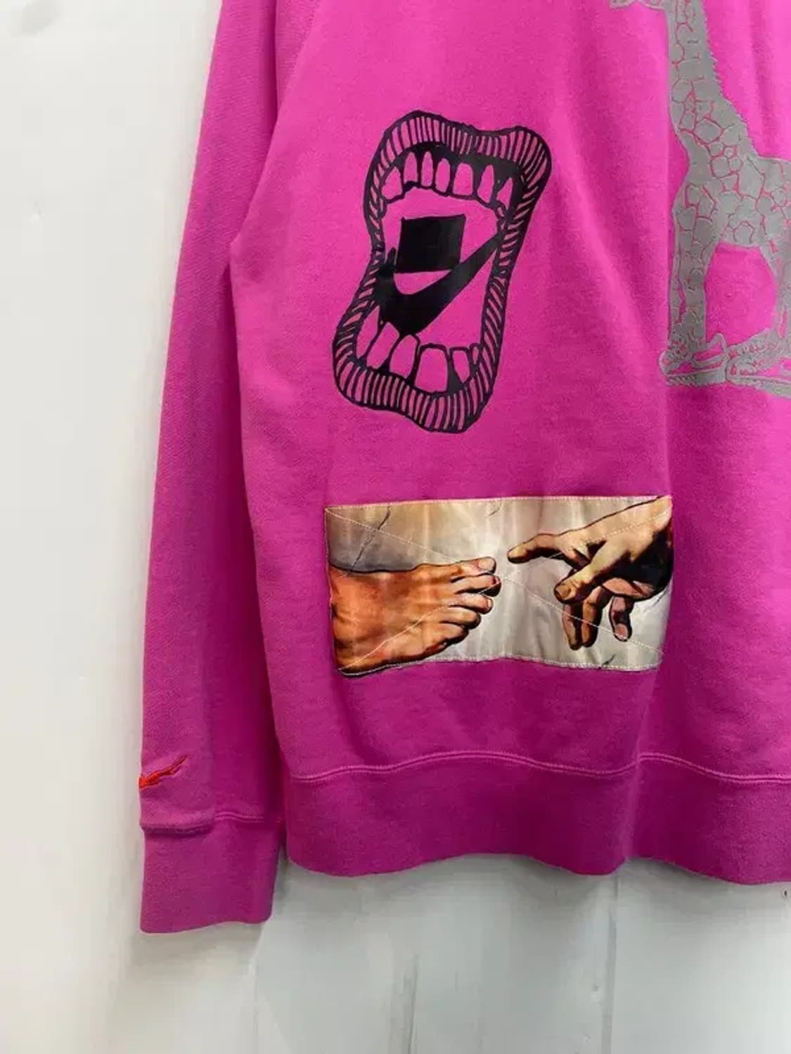 나이키 nsw 오버핏 스웻셔츠 핑크 상품이미지8