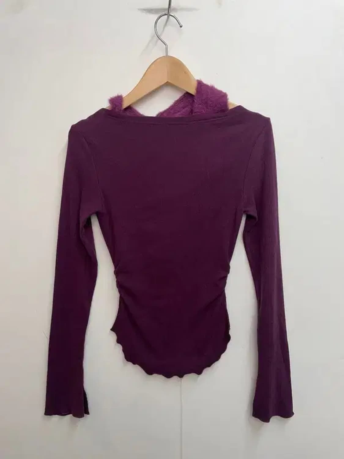 wooha 새상품 골지 니트 캉캉 레이스 미니스커트 코디세트 상품이미지2