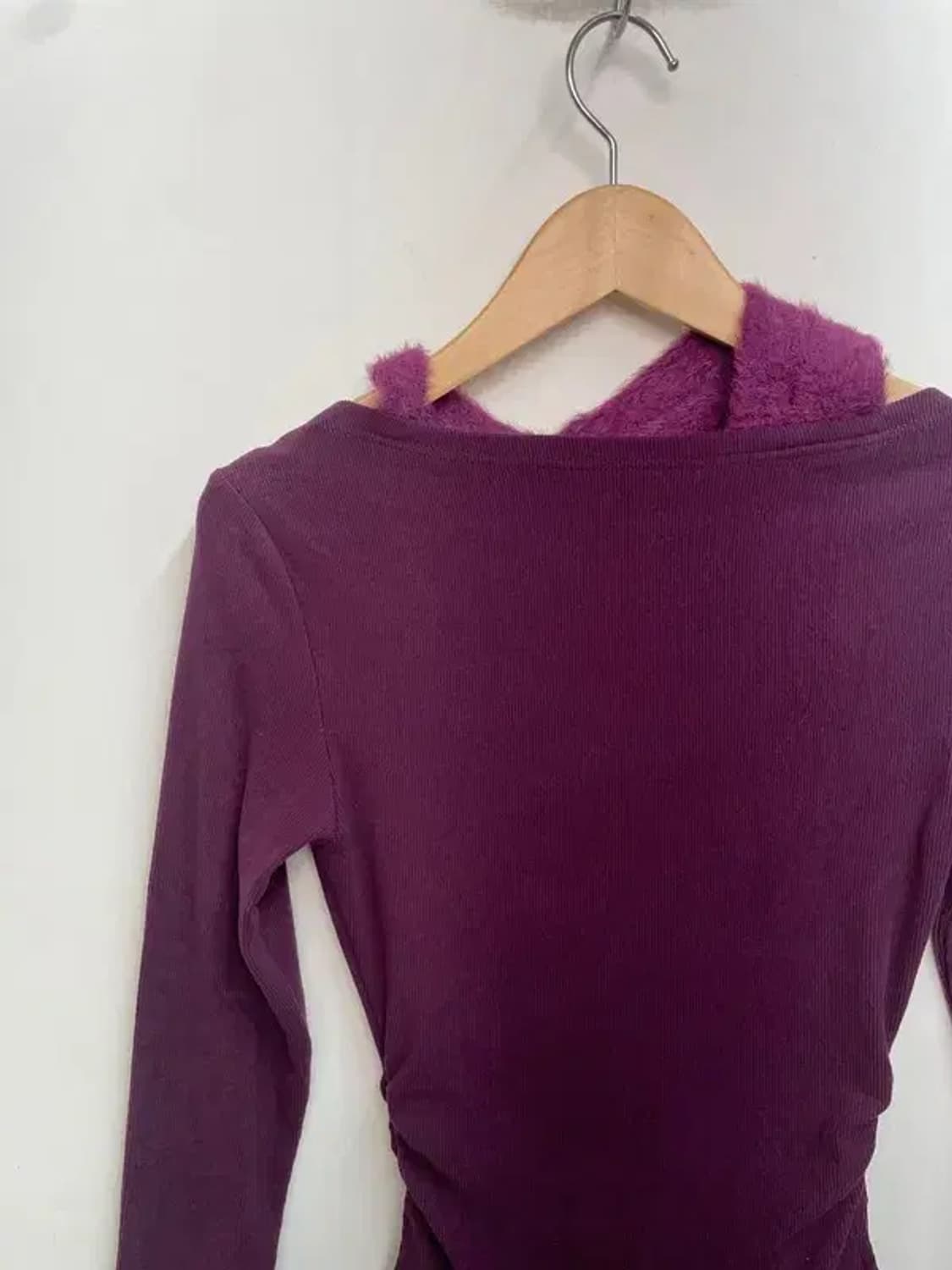 wooha 새상품 골지 니트 캉캉 레이스 미니스커트 코디세트 상품이미지7