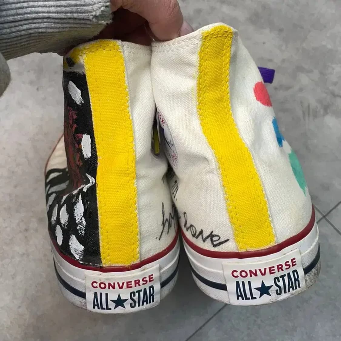 270 컨버스 척테일러 커스텀 하이탑 스니커즈 화이트 상품이미지2