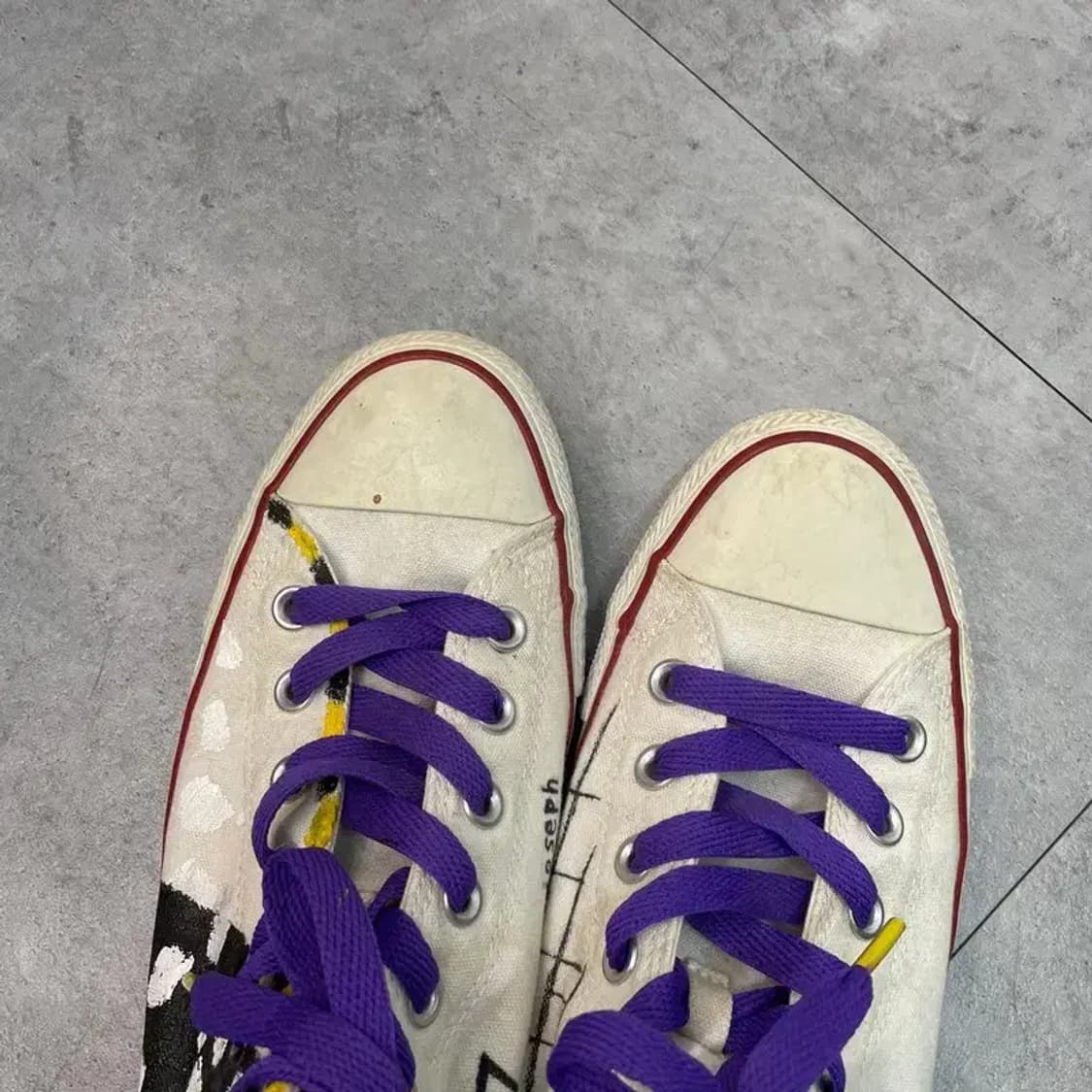 270 컨버스 척테일러 커스텀 하이탑 스니커즈 화이트 상품이미지3