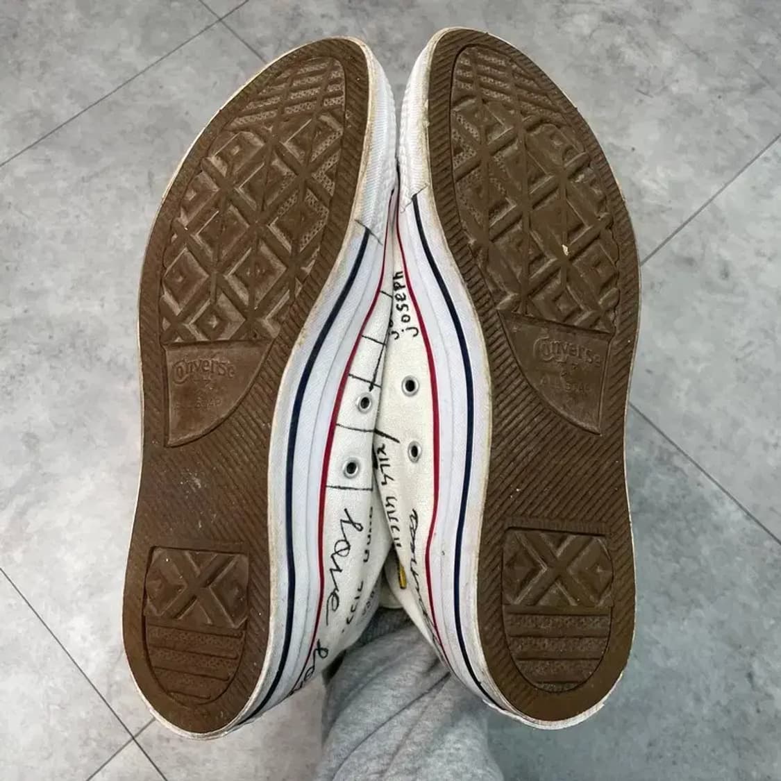 270 컨버스 척테일러 커스텀 하이탑 스니커즈 화이트 상품이미지9