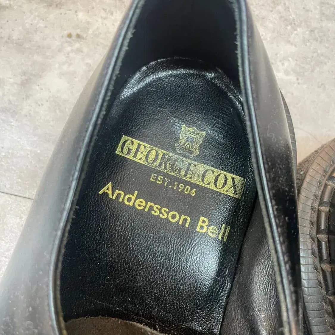 250 260 앤더슨벨 조지콕스 클리퍼 슈즈 블랙 로퍼 상품이미지6