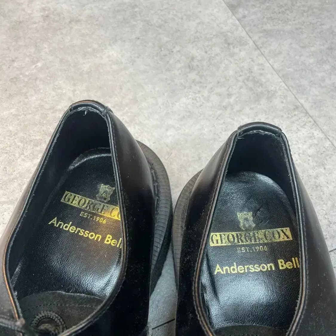 250 260 앤더슨벨 조지콕스 클리퍼 슈즈 블랙 로퍼 상품이미지8