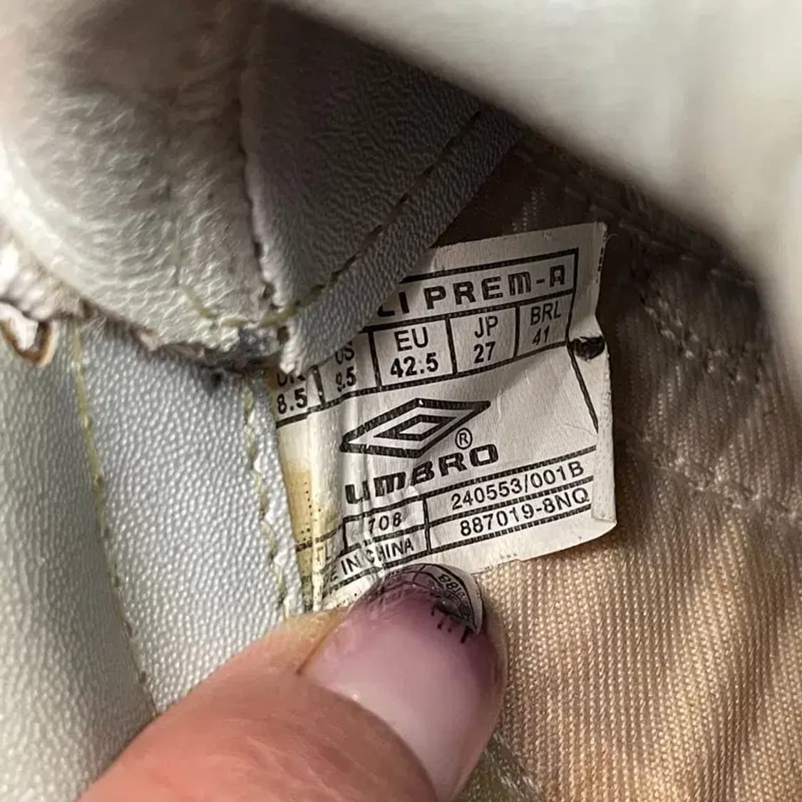 엄브로 스페셜리 풋볼 부츠 올드 축구화 상품이미지10