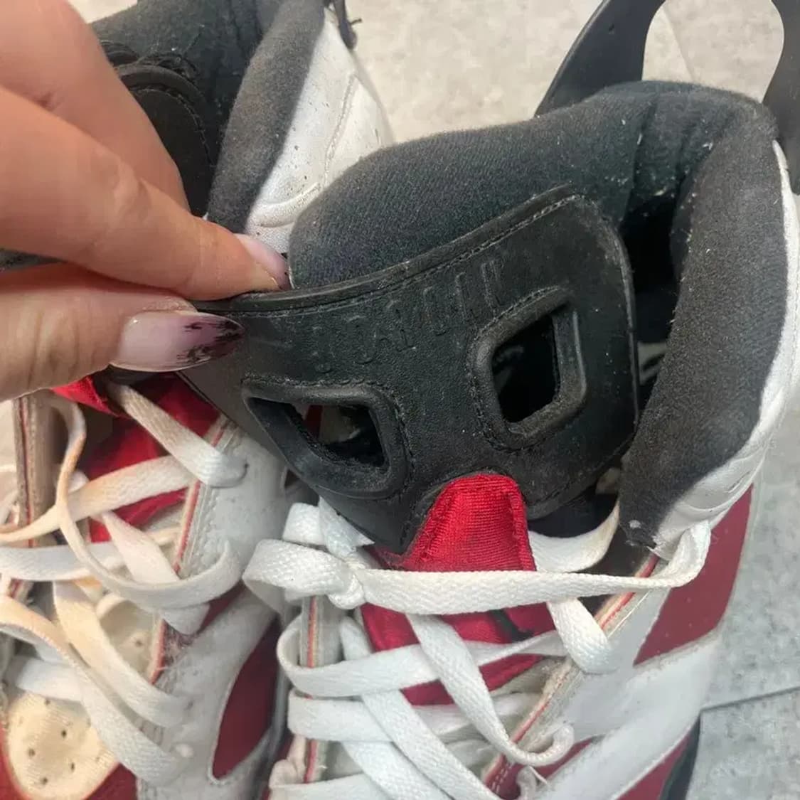 275 나이키 조던6 카마인 하이탑 스니커즈 상품이미지9