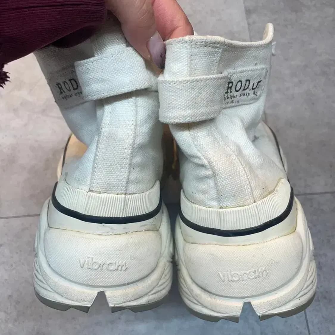 42사이즈로드 rodd 에이블러 롤링 키높이 스니커즈 하이탑 상품이미지10