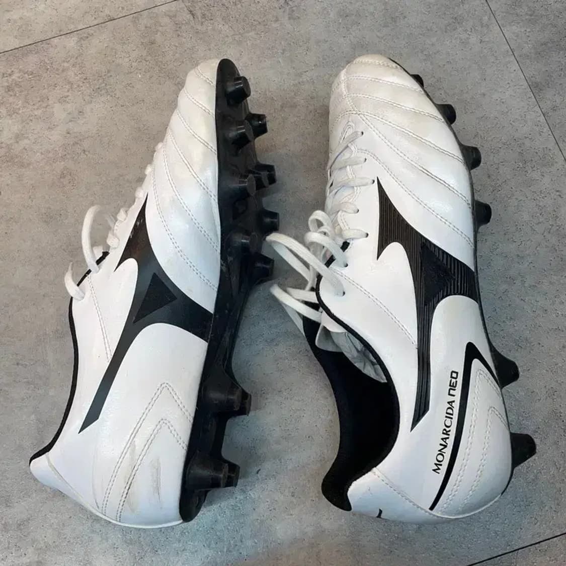 280 미즈노 모나르시다 네오 2 화이트 축구화 상품이미지5
