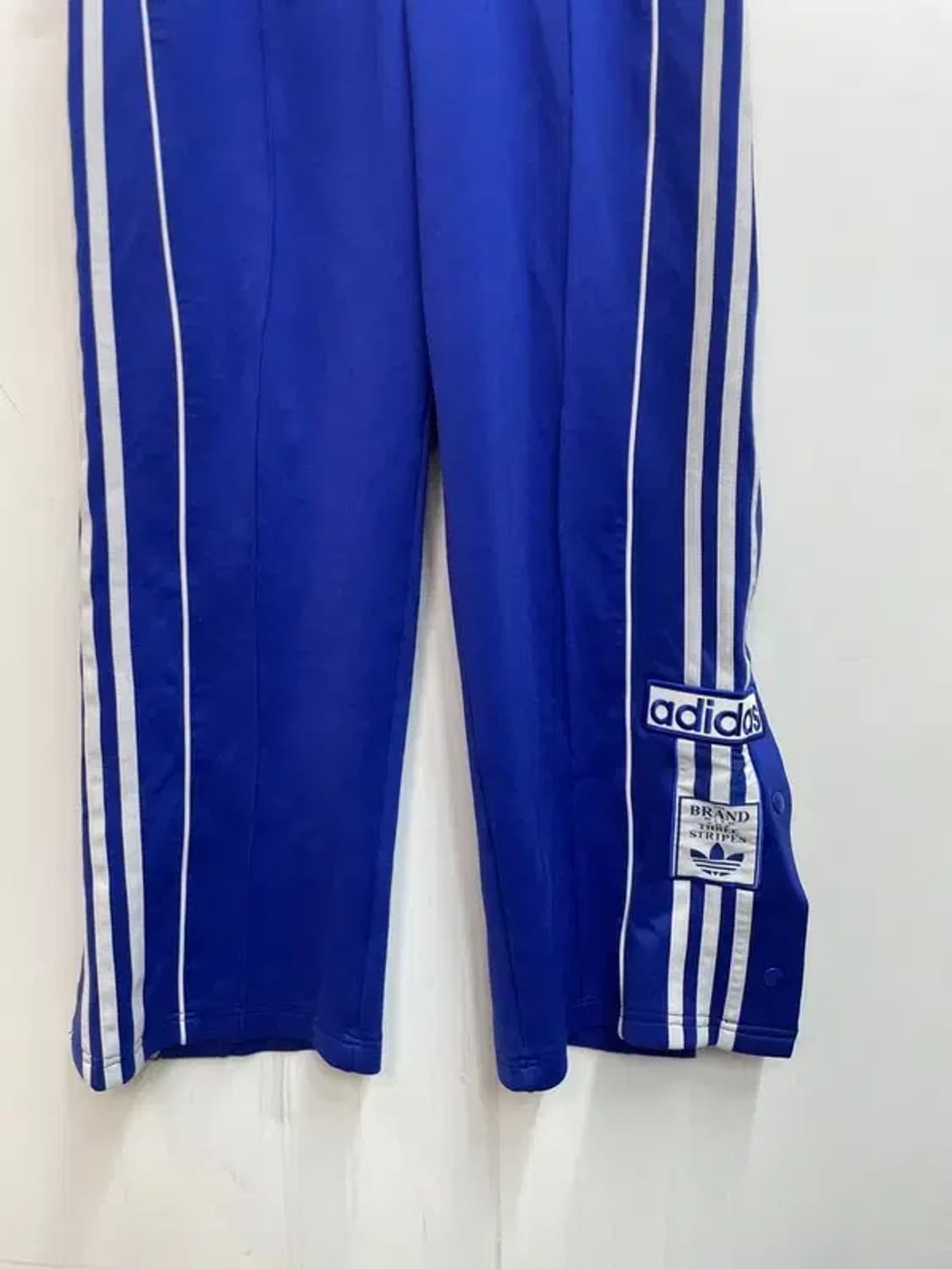 xs 아디다스 더블 브레이크 해체주의 블루 트랙팬츠 상품이미지3