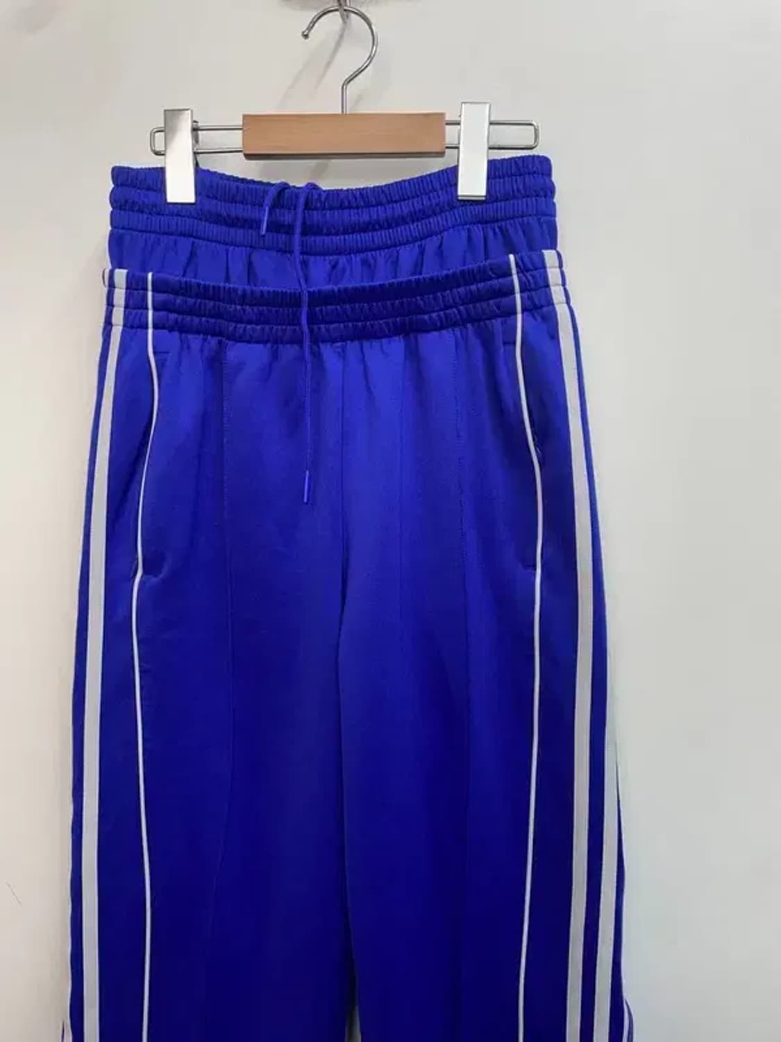 xs 아디다스 더블 브레이크 해체주의 블루 트랙팬츠 상품이미지4