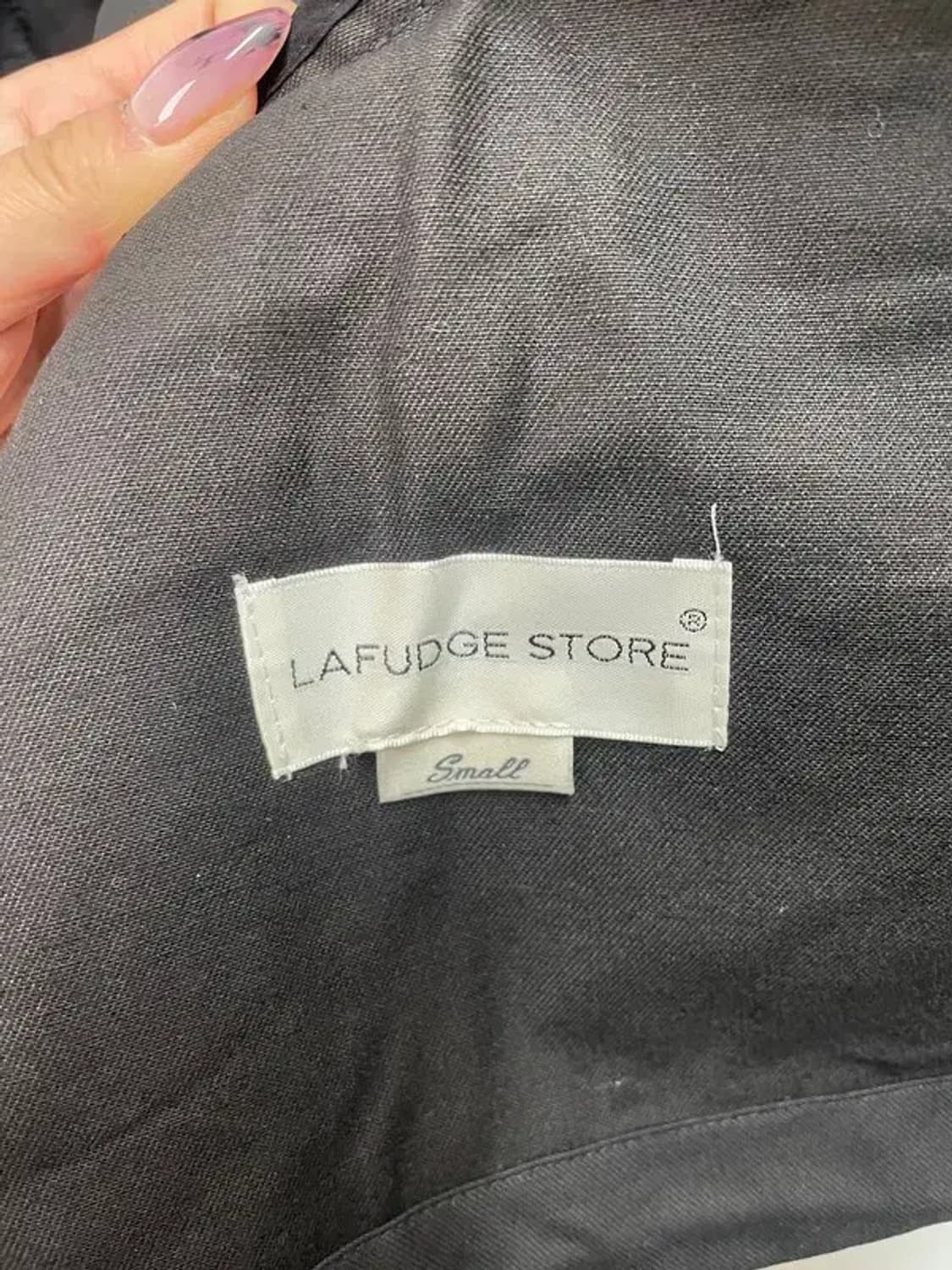 스몰 미사용 라퍼지스토어 코튼 내피 자켓 블랙 상품이미지8