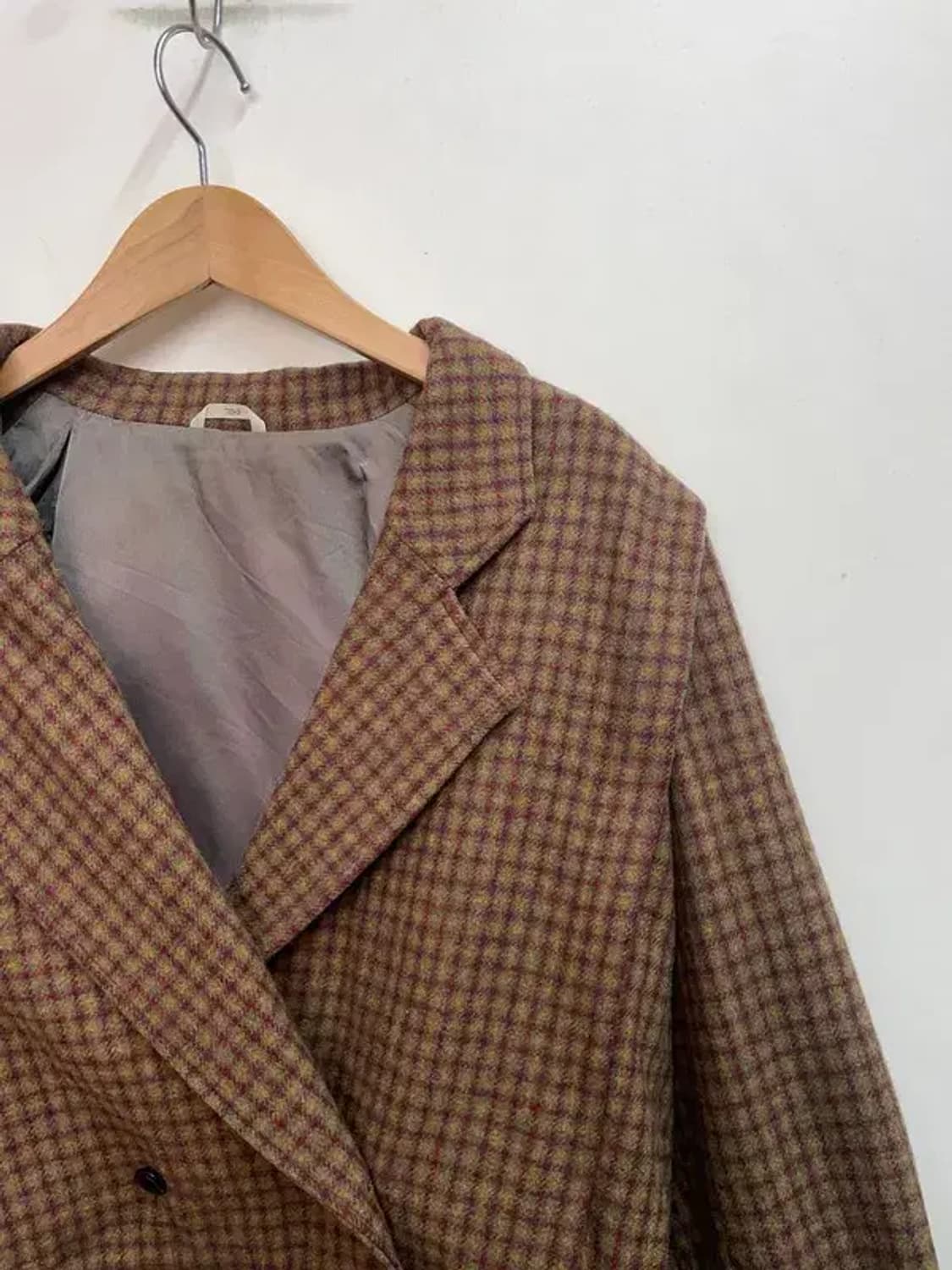 코디세트 jpn 여자 울 체크 자켓 스커트 셋업 상품이미지9