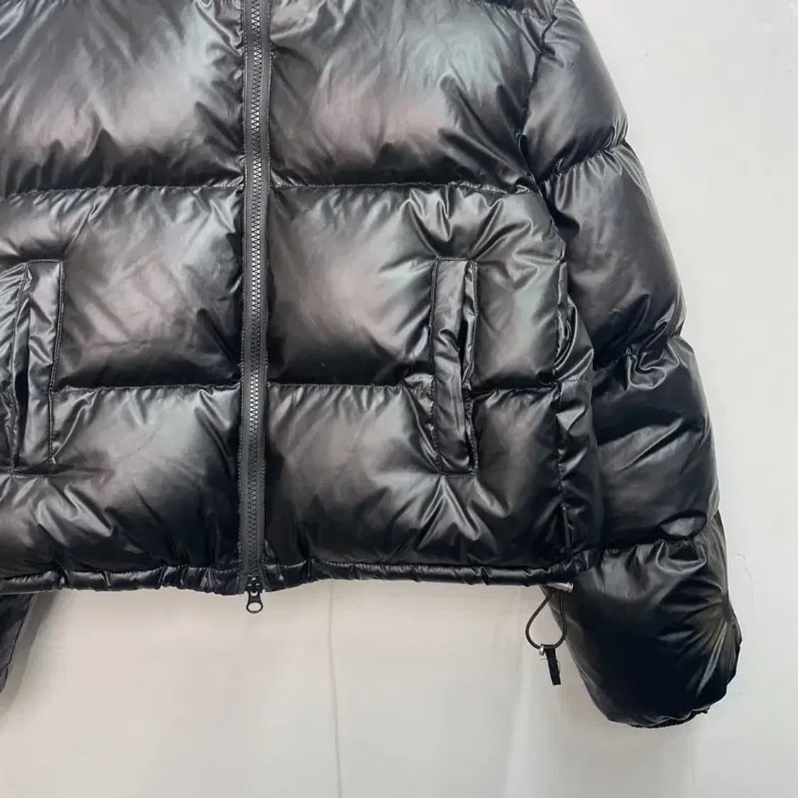 xs 라퍼지아우어우먼 누빔 다운패딩 점퍼 블랙 상품이미지3