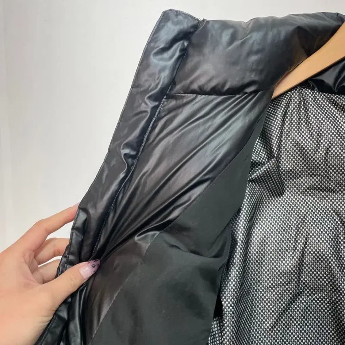 xs 라퍼지아우어우먼 누빔 다운패딩 점퍼 블랙 상품이미지7