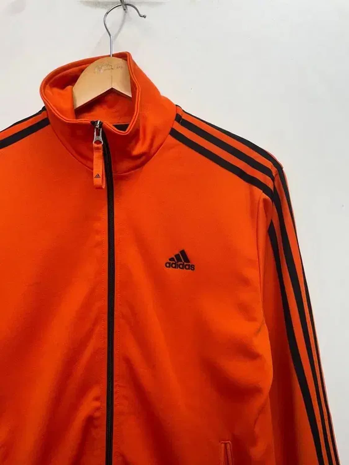 100 아디다스 og 미니멀 삼선 트랙탑 져지 오렌지 상품이미지4