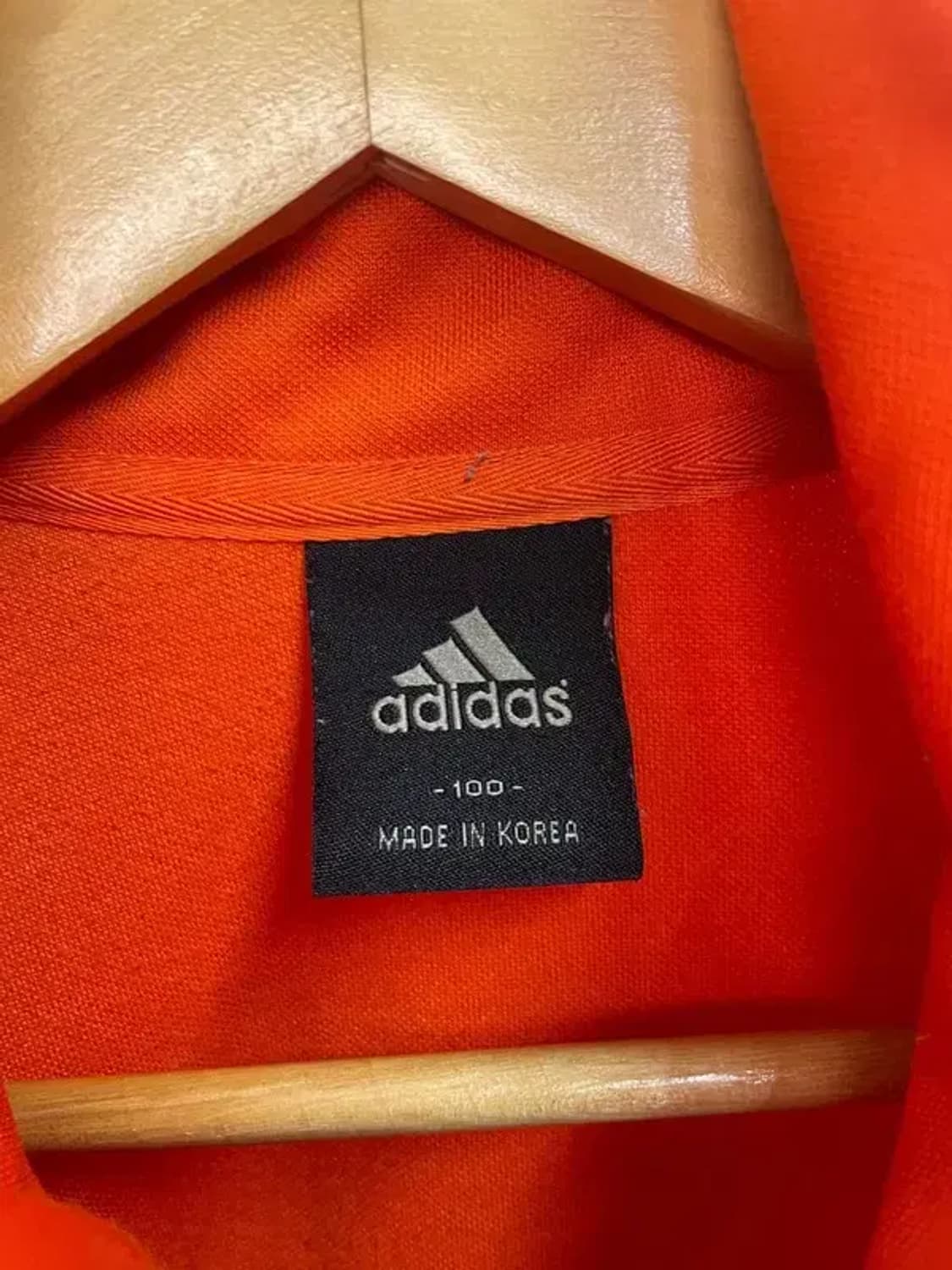 100 아디다스 og 미니멀 삼선 트랙탑 져지 오렌지 상품이미지7
