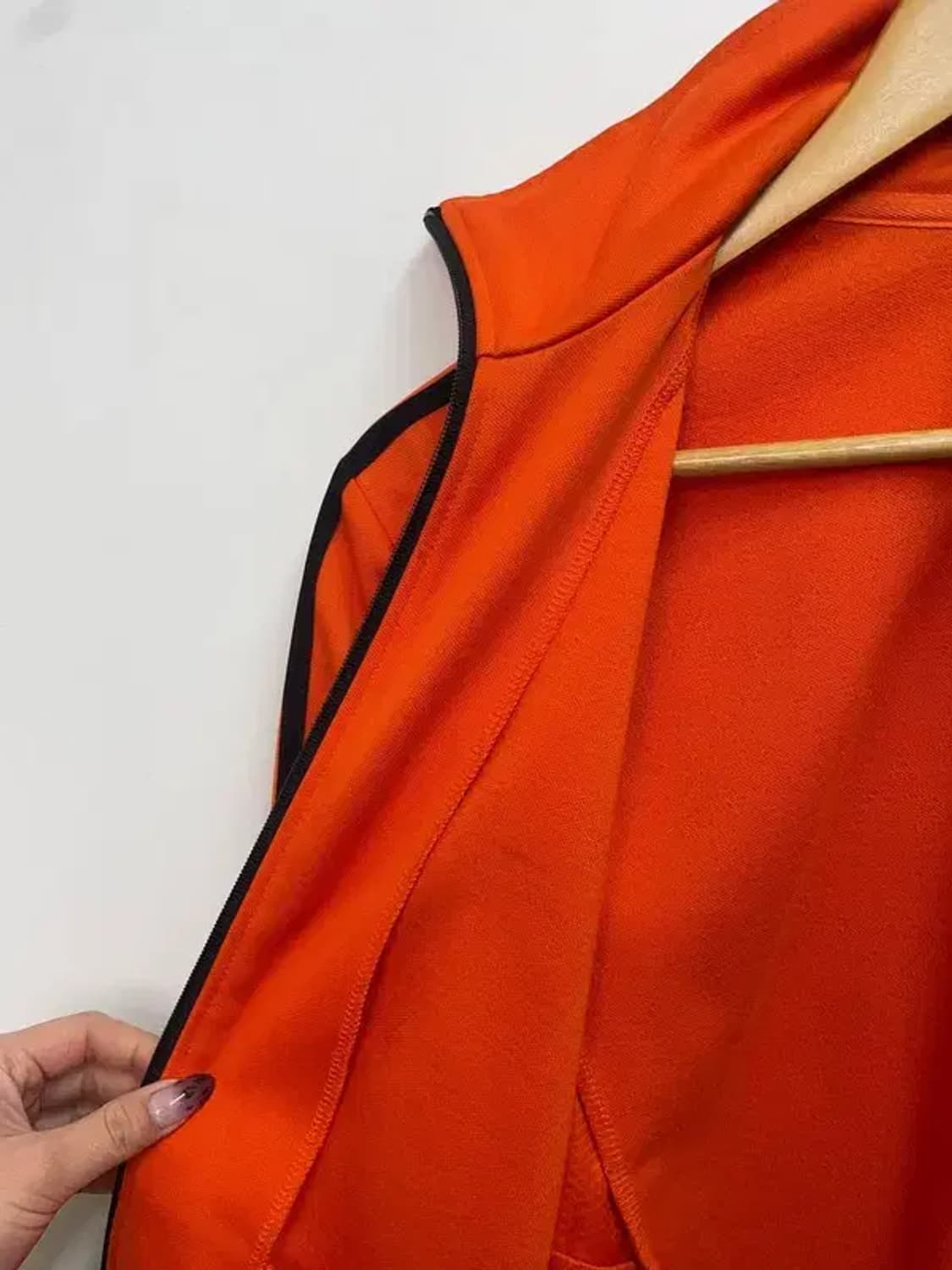 100 아디다스 og 미니멀 삼선 트랙탑 져지 오렌지 상품이미지8