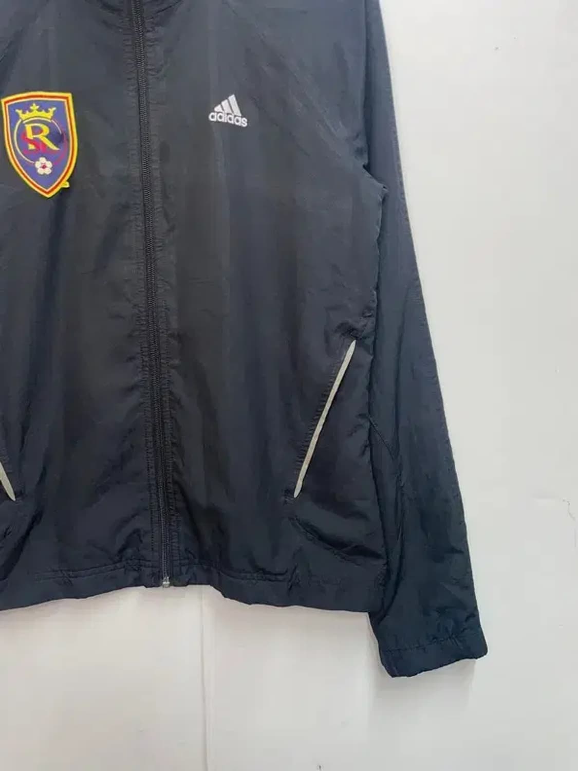 스몰 아디다스 삼선 윈드러너 자켓 블랙 상품이미지3