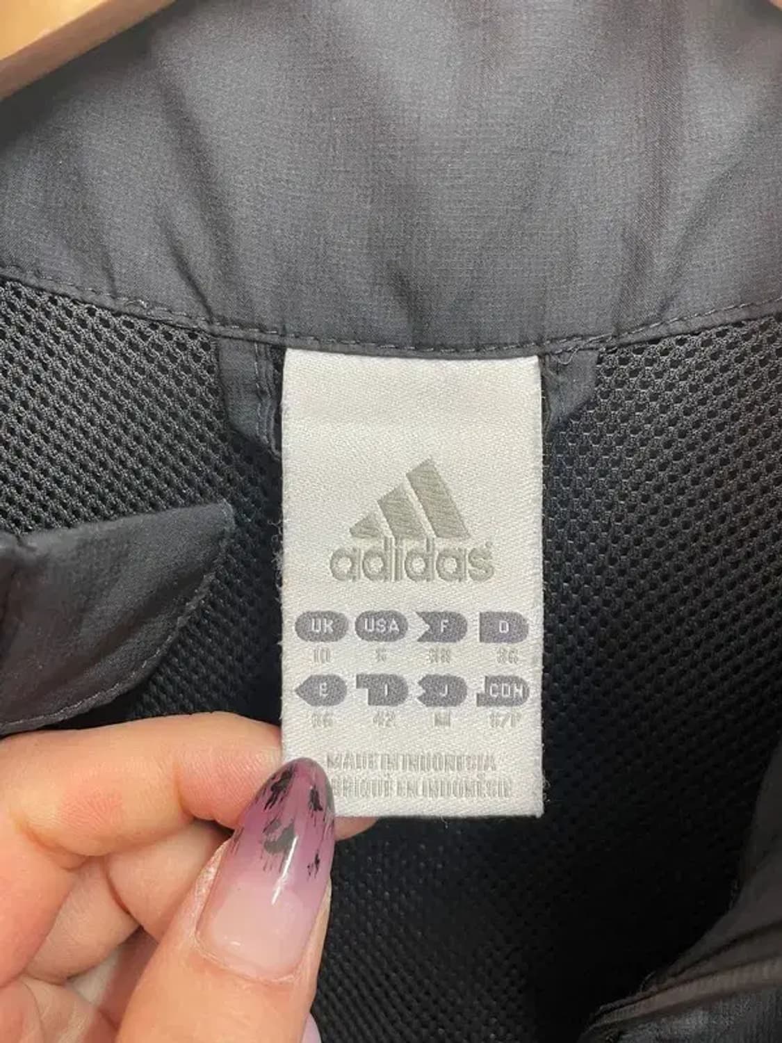 스몰 아디다스 삼선 윈드러너 자켓 블랙 상품이미지7