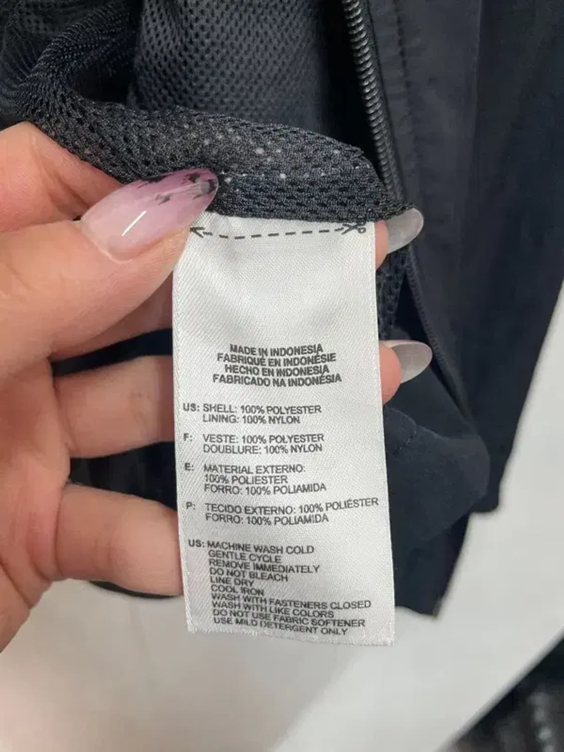 스몰 아디다스 삼선 윈드러너 자켓 블랙 상품이미지8