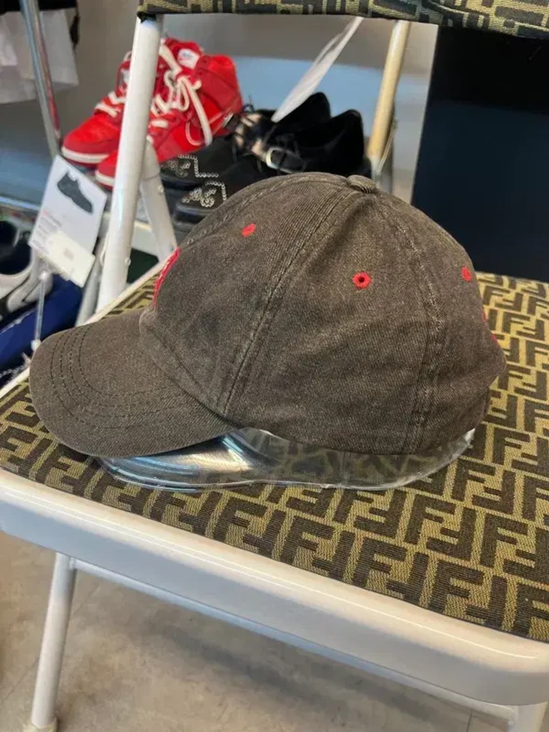 os 리바이스 로고 블랙 빈티지 볼캡 모자 상품이미지3