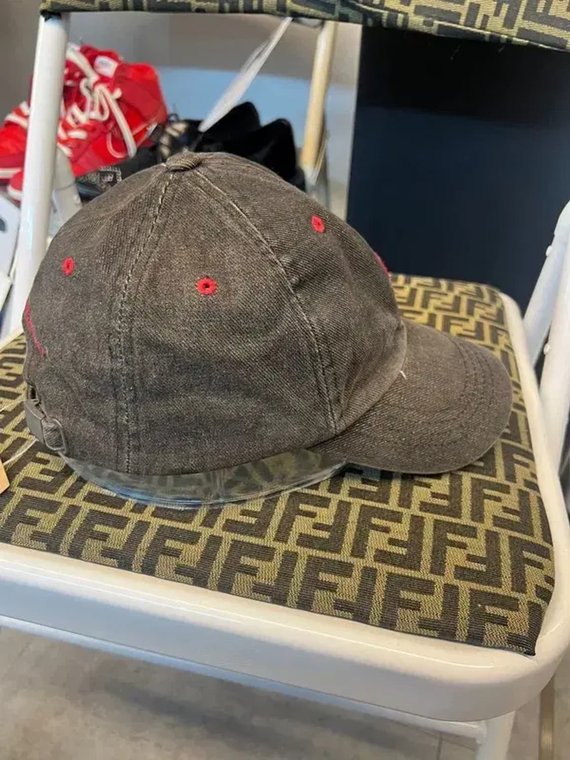 os 리바이스 로고 블랙 빈티지 볼캡 모자 상품이미지5