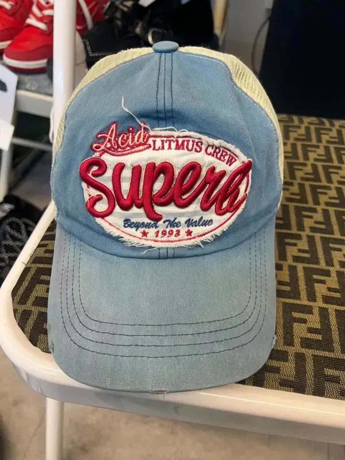 올드스쿨 빈티지 리트머스 매쉬볼캡모자 상품이미지2