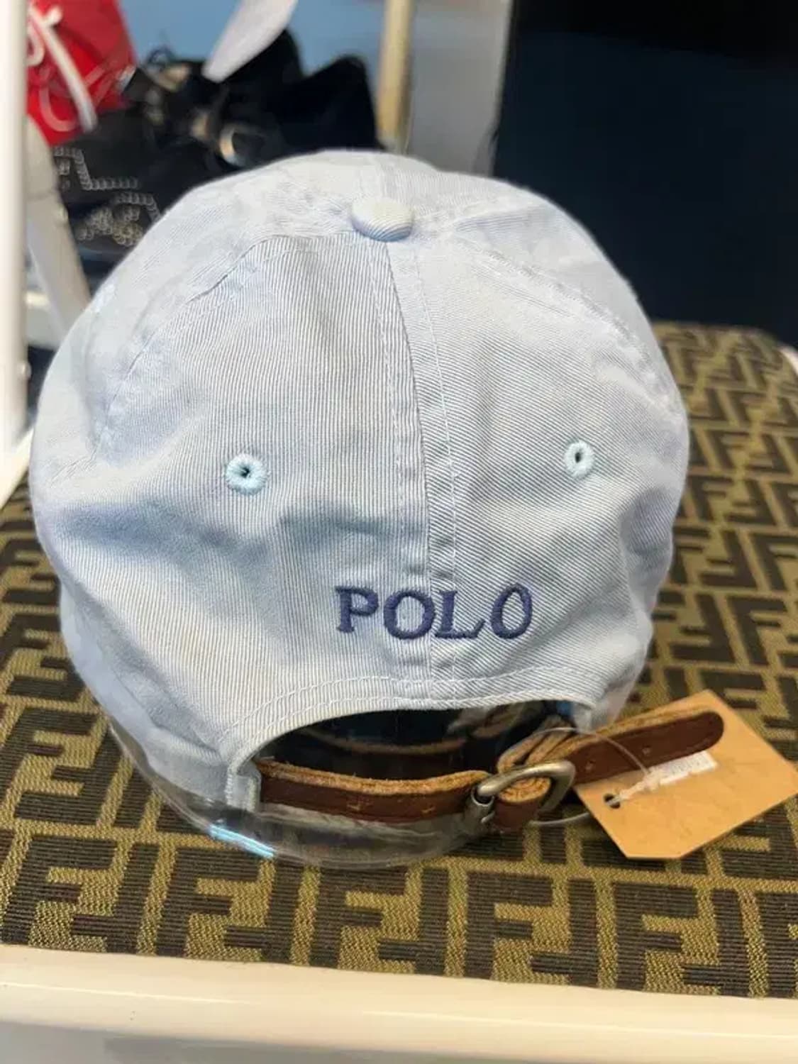 os 폴로랄프로렌 볼캡 모자 하늘색 상품이미지4