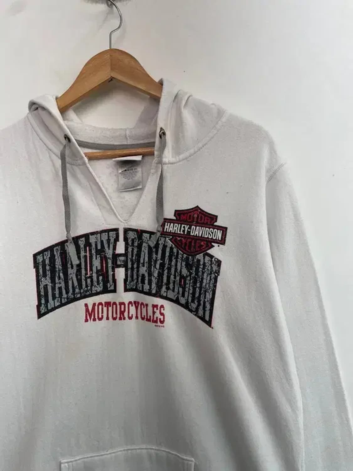 xl 할리 데이비슨 박프리 화이트 올드스쿨 상품이미지4