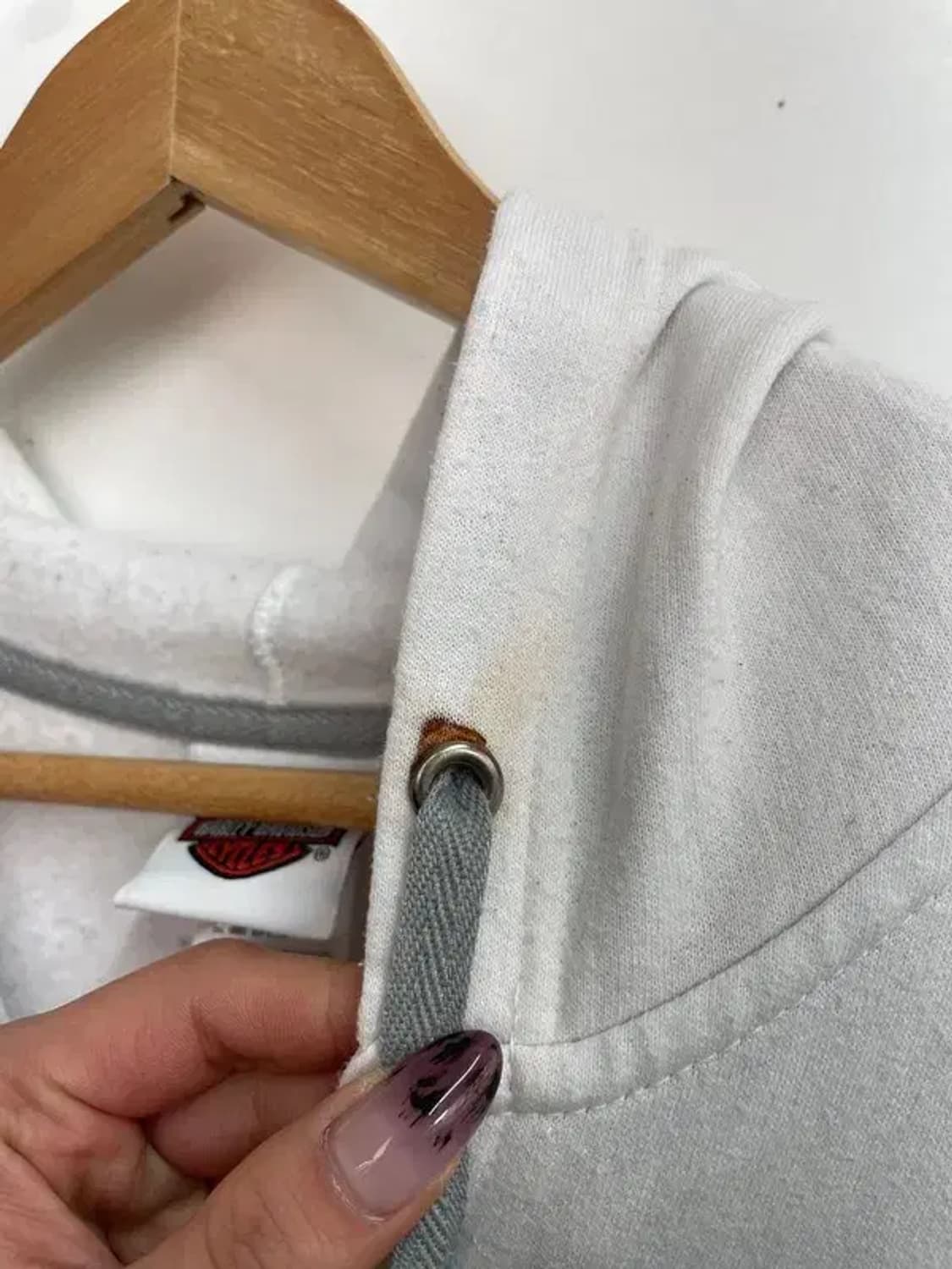 xl 할리 데이비슨 박프리 화이트 올드스쿨 상품이미지5