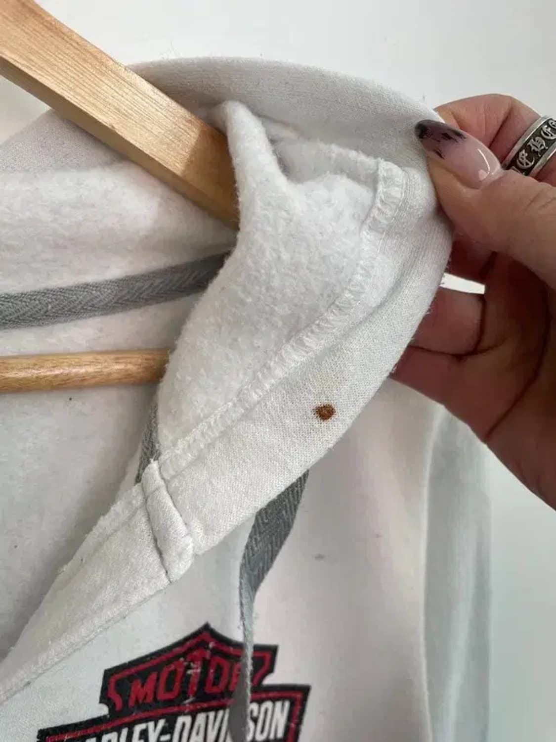 xl 할리 데이비슨 박프리 화이트 올드스쿨 상품이미지7