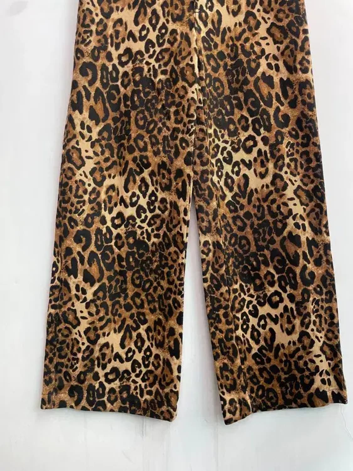 xs 새상품 cider 레오파드 와이드 팬츠 상품이미지3