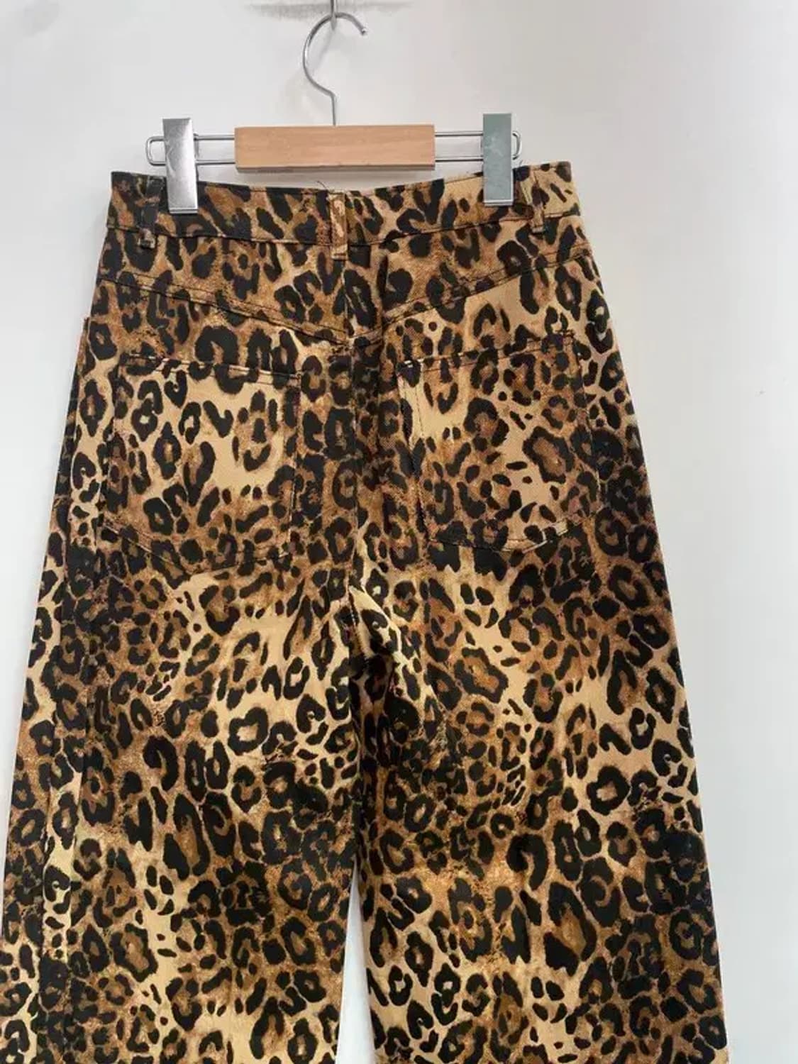 xs 새상품 cider 레오파드 와이드 팬츠 상품이미지9