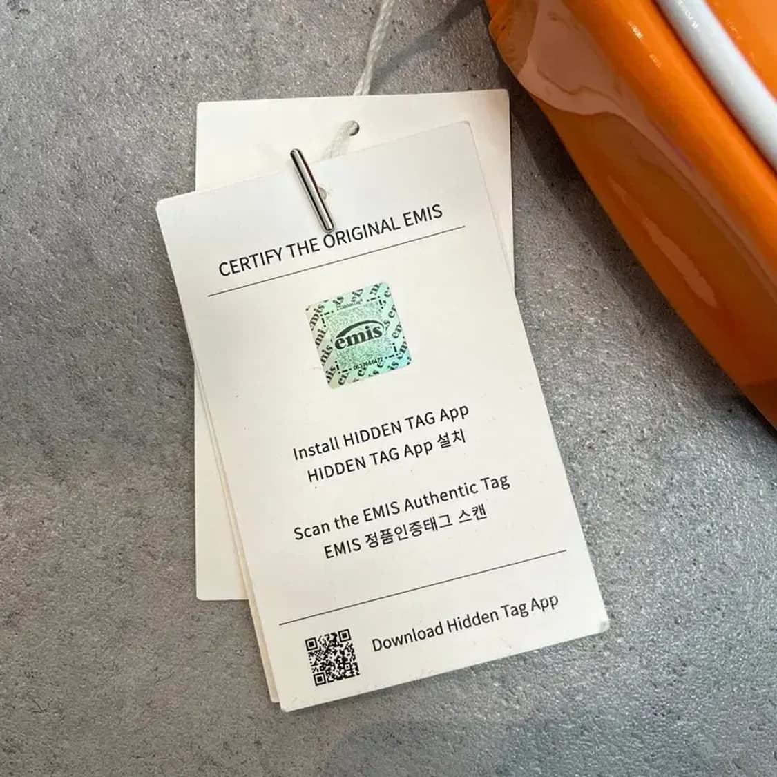 이미스 에나멜 숄더백 오염존재 새상품 상품이미지4