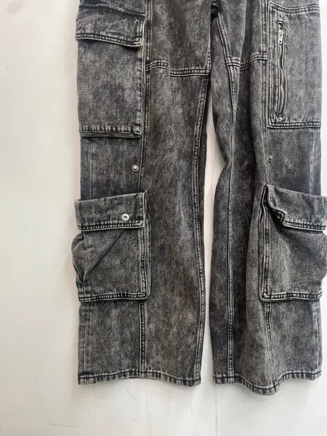 미디움 크리틱 더블 카고 데님팬츠 새상품 상품이미지3