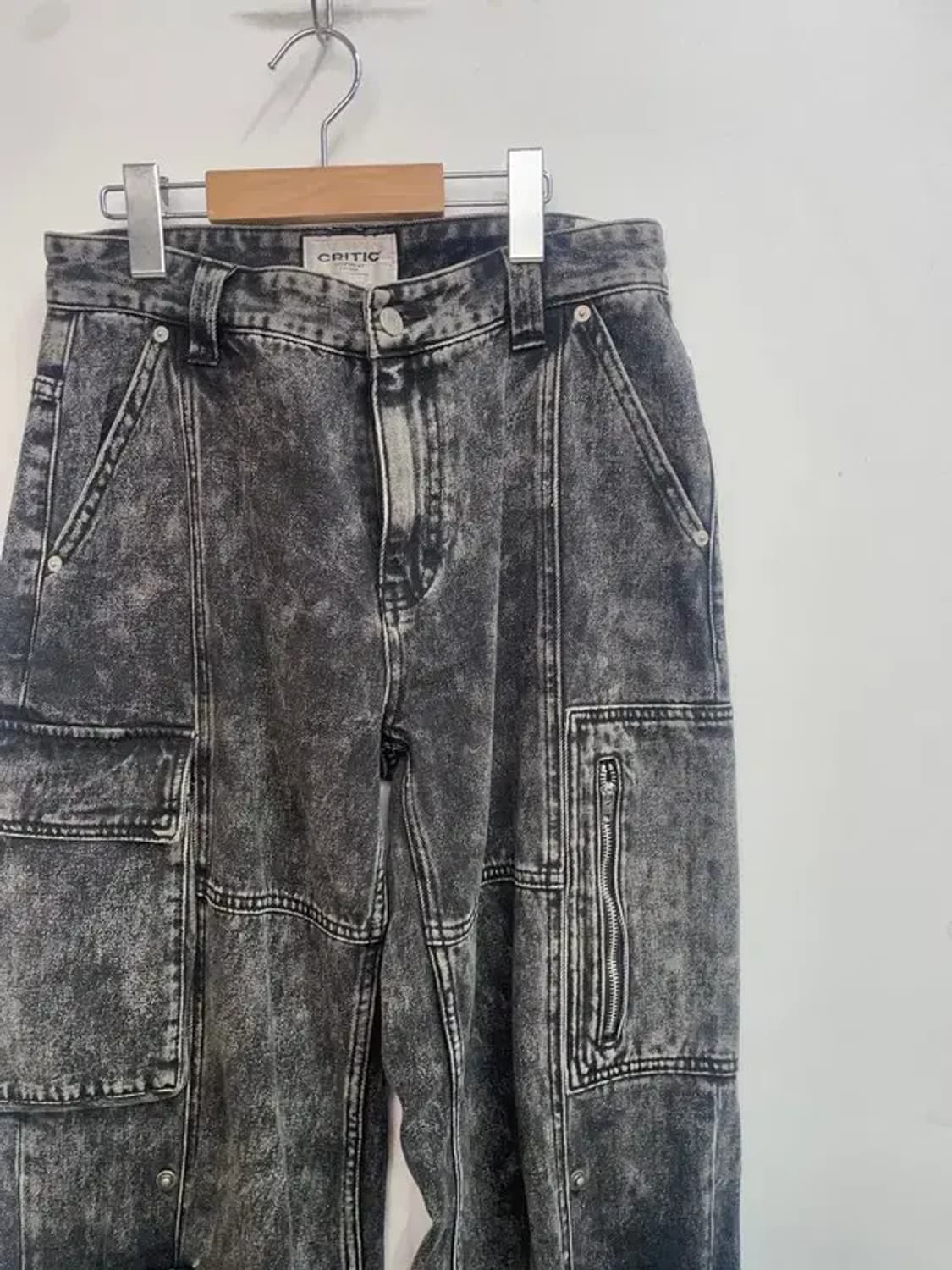 미디움 크리틱 더블 카고 데님팬츠 새상품 상품이미지4