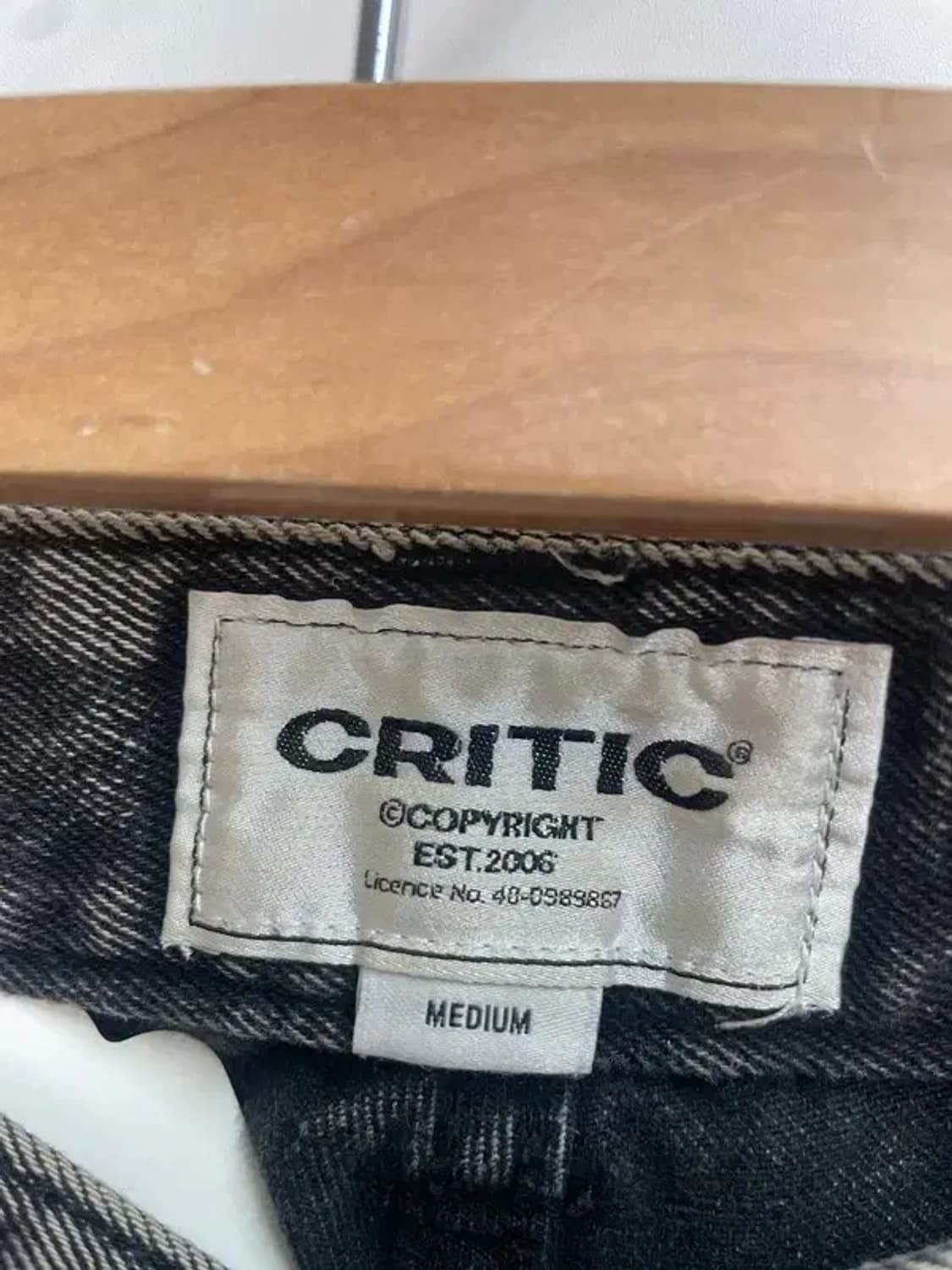 미디움 크리틱 더블 카고 데님팬츠 새상품 상품이미지5