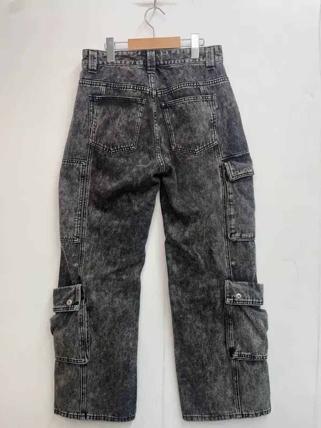 미디움 크리틱 더블 카고 데님팬츠 새상품 상품이미지7