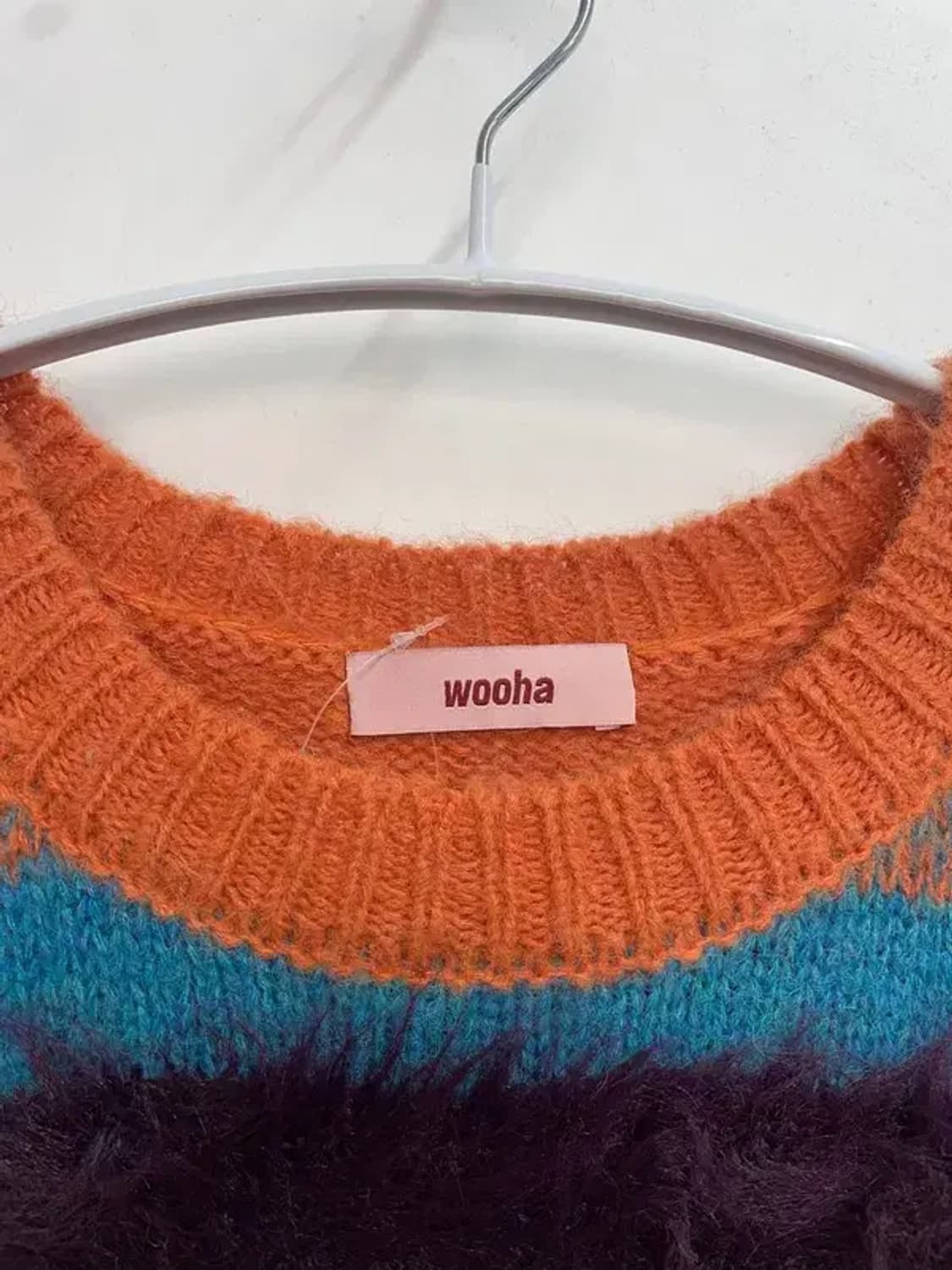 프리 새상품 wooha 스트라이프 니트 상품이미지5