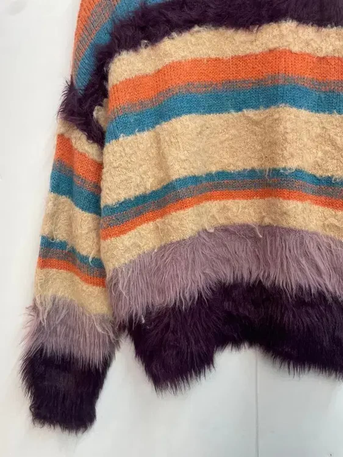 프리 새상품 wooha 스트라이프 니트 상품이미지8