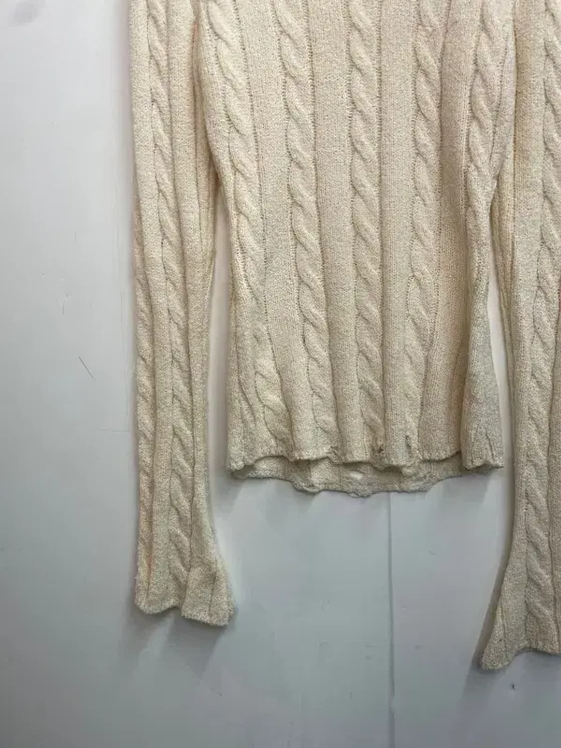 스몰 새상품 wooha 여자 꽈배기 니트 상품이미지3