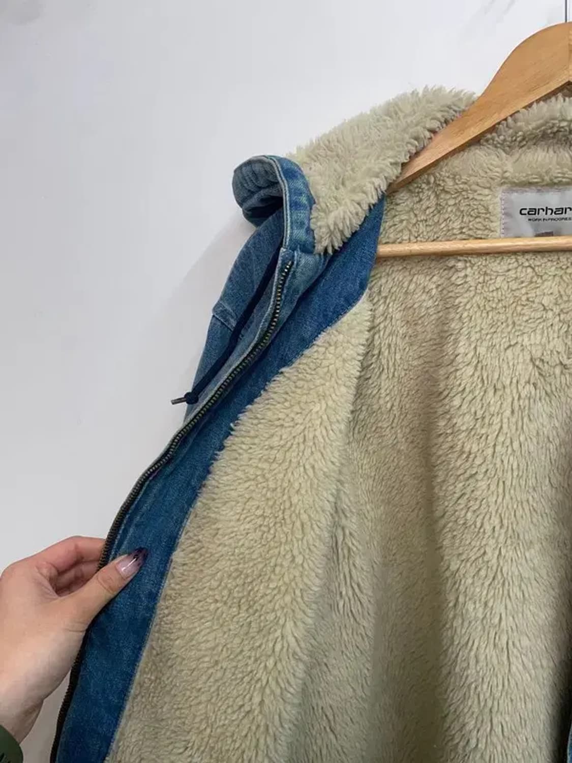 xl 칼하트WIP 데님 오버핏 액티브 자켓 상품이미지6