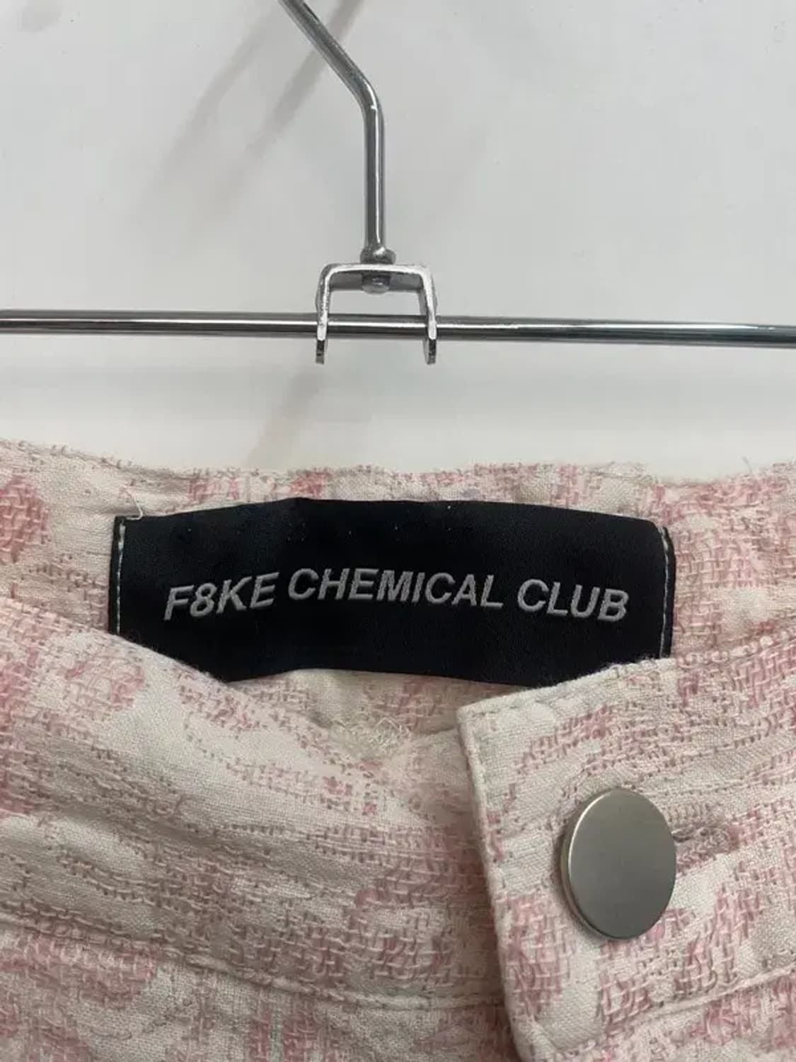 페이크 케미컬 클럽 플라워패턴 핑크 로즈 팬츠 상품이미지5